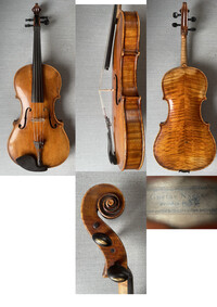 Schöne Bratsche von Gustav Naese, 1887, zu verkaufen